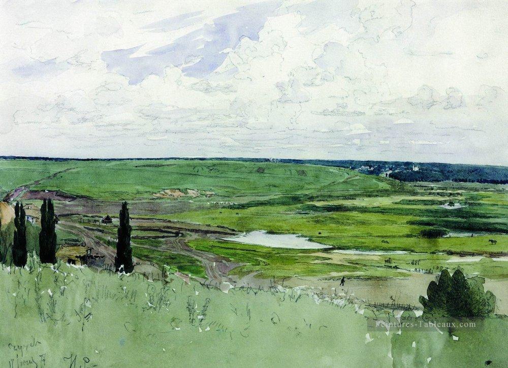 paysage près de chuguevo Ilya Repin Peintures à l'huile
